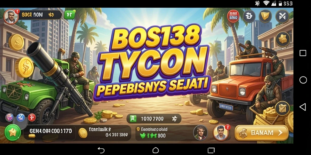 Screenshot gameplay BOS138 menampilkan keseruan dalam mengelola bisnis.