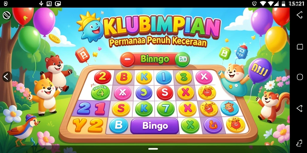 Tampilan gameplay KLUBIMPIAN yang menarik dan mengasyikkan.