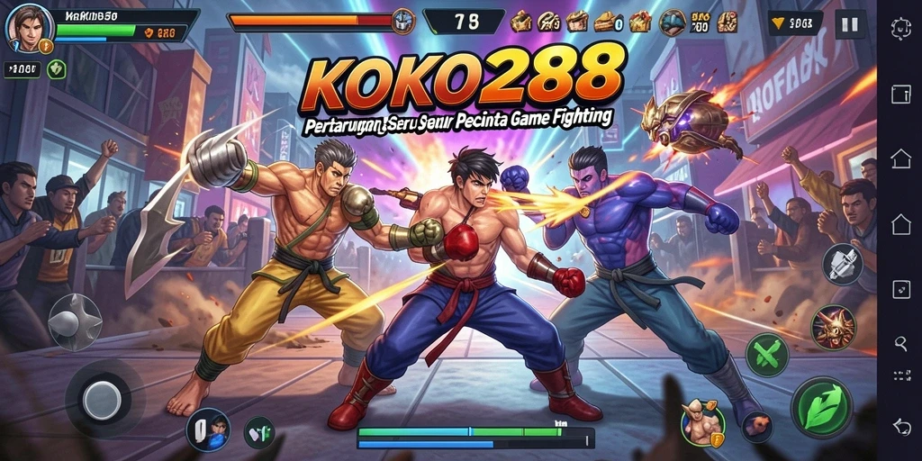 Tampilan screenshot gameplay KOKO288 yang mengesankan dalam pertarungan.