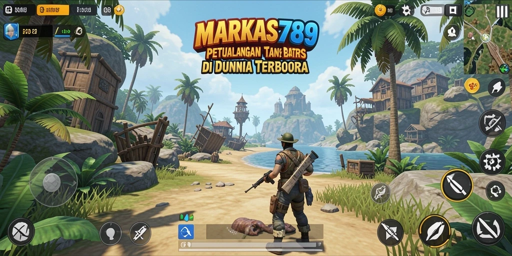 Tampilan gameplay seru di dunia terbuka MARKAS789.