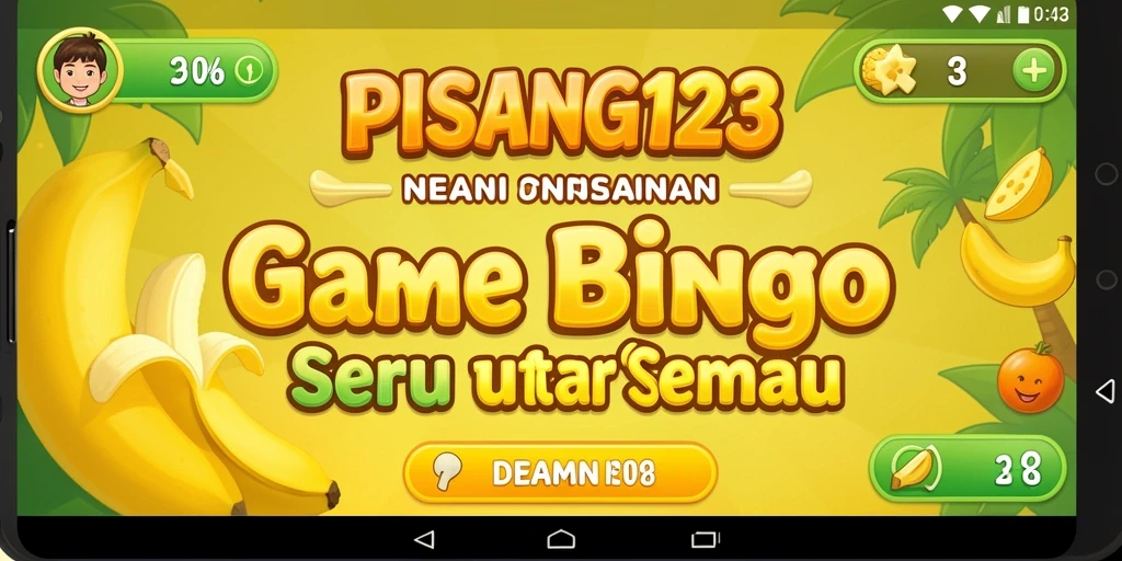 Tampilan bersih dan gameplay menarik di PISANG123 Bingo.